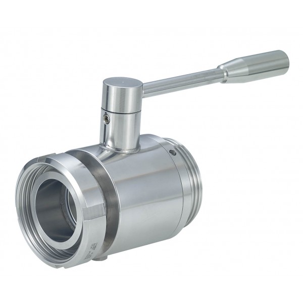 stainless steel - faucets - NUT DIN-THREAD ENDS DIN Enological ball valves